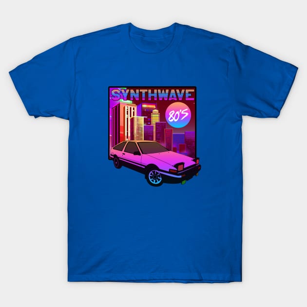 SYNTHWAVE T-Shirt by theanomalius_merch